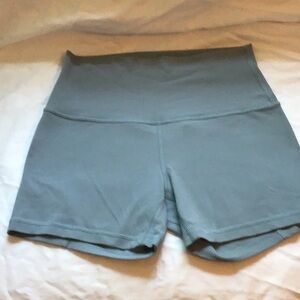 Lululemon Athletica Gray High Waist Performance Shorts